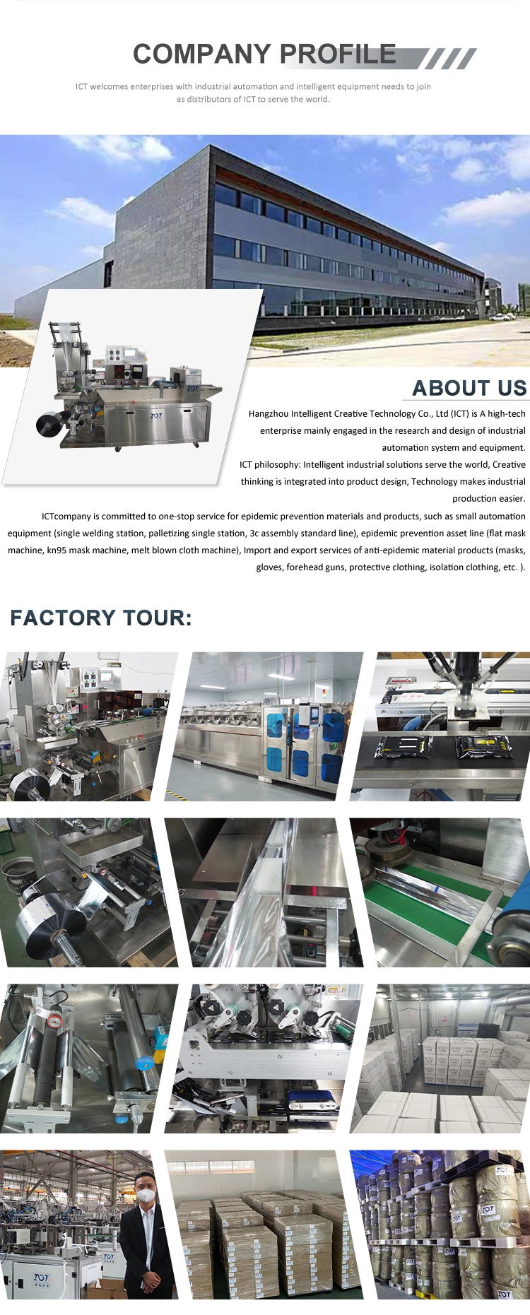 370 Satz Min Wet Wipes Packing Machine 6