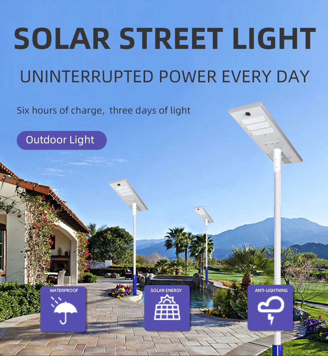 Entwurf 400 der hohen Helligkeit getrenntes SolarstraßenlaterneWatt-LED