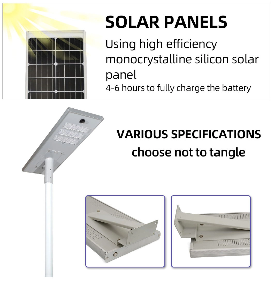Entwurf 400 der hohen Helligkeit getrenntes SolarstraßenlaterneWatt-LED