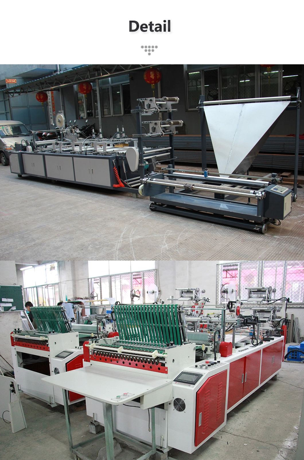 Automatischer Multifunktions-PET Kurier Bag Making Machine mit Kleber-Trennung