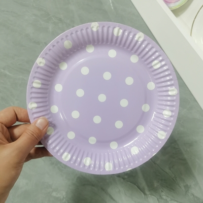 Pappteller-Maschinen-bunte Papierschale mit Film-Beschichtung
