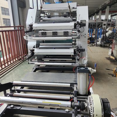 Überziehen flexographische Maschine des Offsetdruck-HJ-23000 2.38mm 1200mm Farbe 2