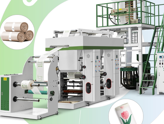 PLC mit Touchscreen-Steuerungssystem Film Extruder Maschine Landwirtschaft Anwendung Durchmesser der Schraube 55mm 2 oder 65mm 2mm