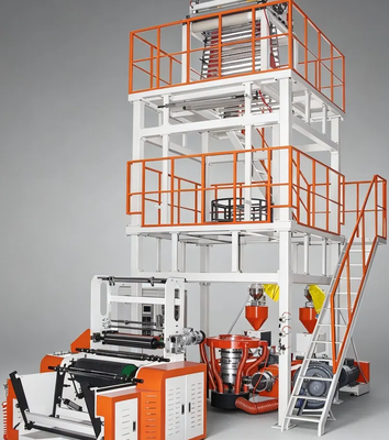 Einlagenextrusionsmaschine für PE-Plastikfolie HDPE-Blow-Film-Extrudermaschine Preis Film-Extrudermaschine für Weste-Taschen-Filmmachmaschine