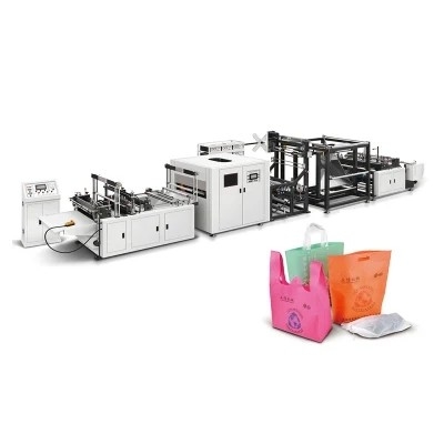Schuh-Taschen-nicht gesponnene Druck-Maschine mit Selbst-Gewebe-Taschen-Druckmaschine Feeding#Ultrasonic nicht gesponnener für Einkaufstasche