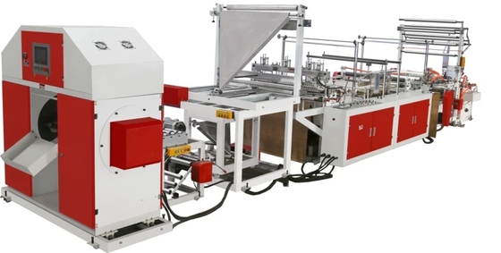 Hochgeschwindigkeits-LDPE-HDPE Tasche, die Maschine mit der Plastikabfall-Tasche Inverter Motor#Biodegradable herstellt Maschine 380V 220V herstellt