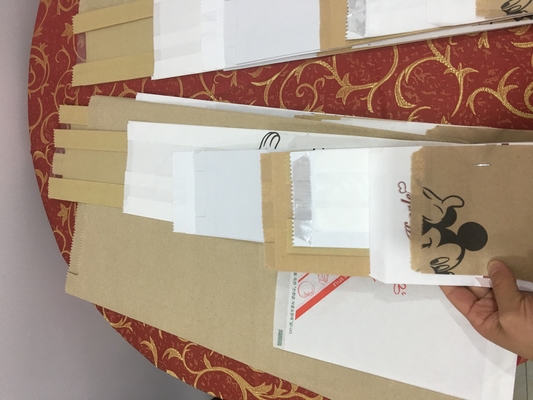 Luxusdruckgriff-Wachs-Papiertüte-Schmuck-Verpacken fettdicht