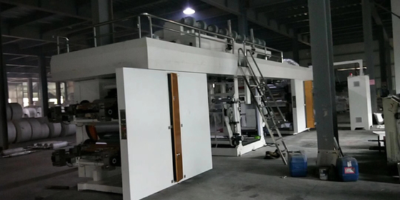 Mini-Etikettendruckmaschine 15kw 6 Ci Flexo färbt zentrale Trommel
