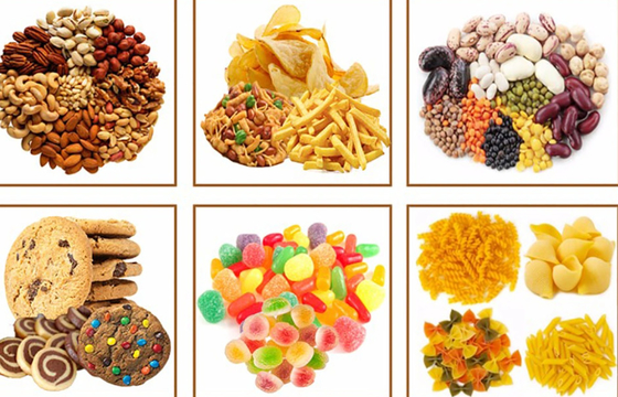 Automatische vertikale Prägemaschine 0,15 mm gemischte Trockenfrucht-Snacks