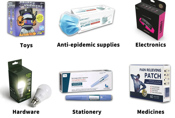 Automatische Kartonverpackungsmaschine Hautpflege Gesundheitsprodukte Getreidesäcke