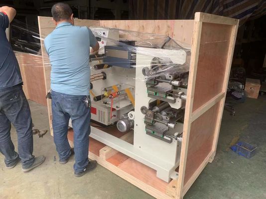 Selbstklebende Bopp-Klebebanddruckmaschine 180 mm PP-Folie Zwei Farben