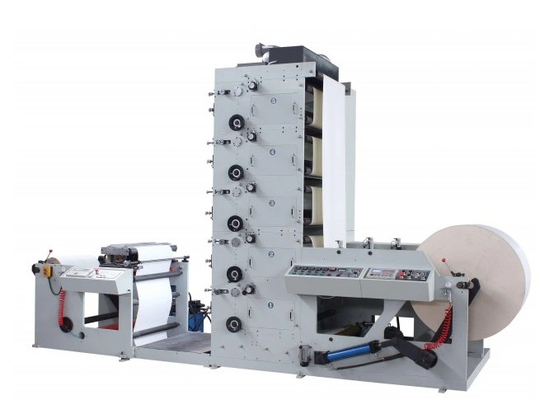 Aufkleber-Etikett Flexodruckmaschine 1300mm mit Rollenpapier des Cer-Zertifikat-5colors