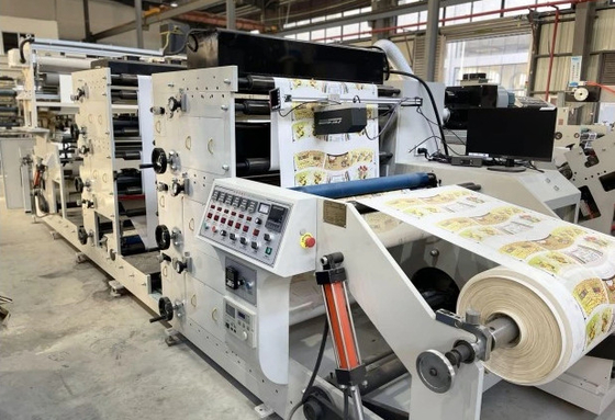 Aufkleber-Etikett Flexodruckmaschine 1300mm mit Rollenpapier des Cer-Zertifikat-5colors