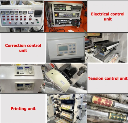 Aufkleber-Etikett Flexodruckmaschine 1300mm mit Rollenpapier des Cer-Zertifikat-5colors
