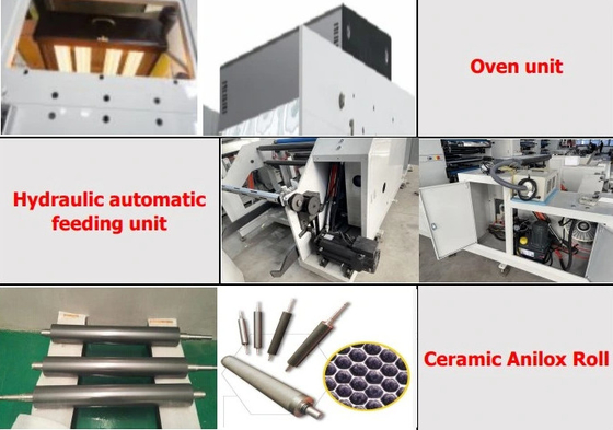 Aufkleber-Etikett Flexodruckmaschine 1300mm mit Rollenpapier des Cer-Zertifikat-5colors
