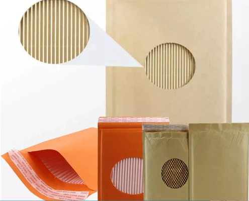 Wellpappe-Doppelschicht-Beutelmaschine, Wabenumschlag, Kraftpapier