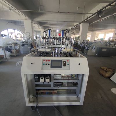 Wegwerfbrotdose-Karton-Maschinen-heiße Schmelzklebender Prozess