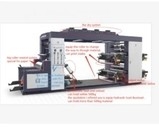 Hochgeschwindigkeits-4-Color Flexo Druckmaschine für Papiertüten #Roll den Farben zu der Rollenpapier Flexo-Druckmaschinen-60m/Min 4