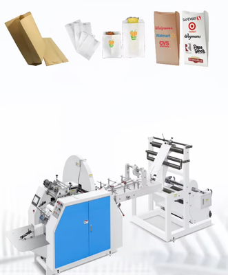 PLC-Steuerungssystem Industrielle Papiertütenmaschine mit Wasser in K-Tinte geeignet für die kontinuierliche Herstellung von Papiertüten