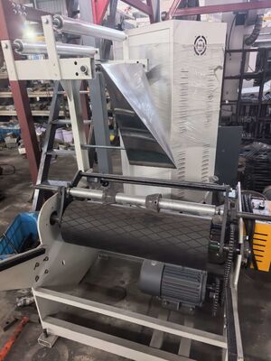PLC Touchscreen-Steuerungssystem Polyethylenfolien-Extrusionsanlage mit 80-180mm Düsenkopf