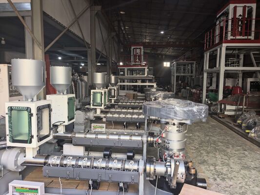 Einlagenextrusionsmaschine für PE-Plastikfolie HDPE-Blow-Film-Extrudermaschine Preis Film-Extrudermaschine für Weste-Taschen-Filmmachmaschine