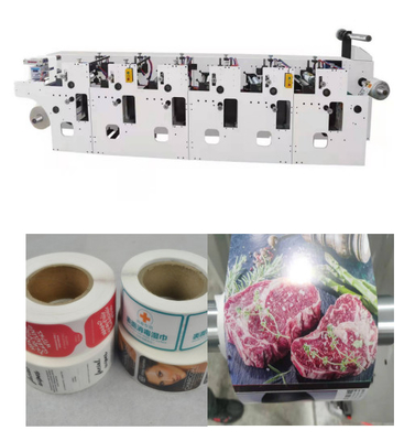 Flexo-Druck-Maschine für Aufkleber u. Papier Plastik-Rolls: HJ 6-520 UV mit 1/6 Schreibbreite der Fabrik-Prices#50-520mm