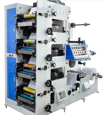 Hochgeschwindigkeits- Papier- Druck-Maschine mit 2-8 Colors# Hochgeschwindigkeits- Papier-Flexo Farben Druckder maschinen-120m/Min 1-9