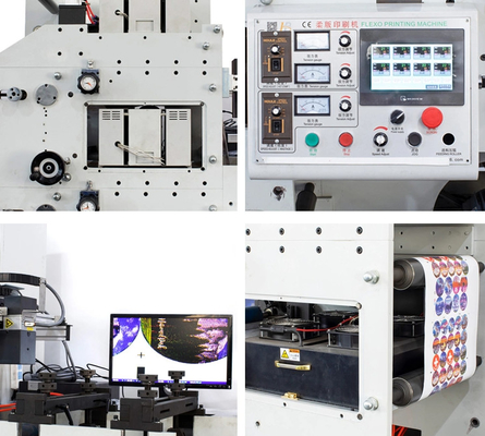 Hochgeschwindigkeits- Papier- Druck-Maschine mit 2-8 Colors# Hochgeschwindigkeits- Papier-Flexo Farben Druckder maschinen-120m/Min 1-9