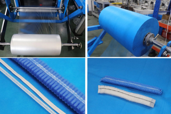 180-210 PC-Min Bouffant Disposable Cap Making-Maschine 380V 220V
