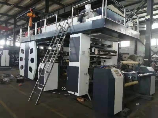 Hochgeschwindigkeits-Flexo-Drucker für Papier-, Plastikfilm, nichtgewebter Drucker der Fabric#-Schreibbreite-600-2000mm 8-Color Flexo
