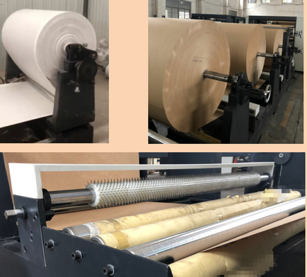 Die Kraftpapier-Tasche, die Maschine mit 500-1200mm Länge herstellen und 70-150mm ‚M‘ falten Width#380V-Plastikpapierrohr, das Maschine herstellt