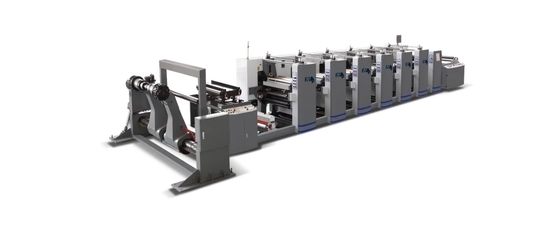 Farbe 1350mm 150m/Min Flexographic Printing Machine 6