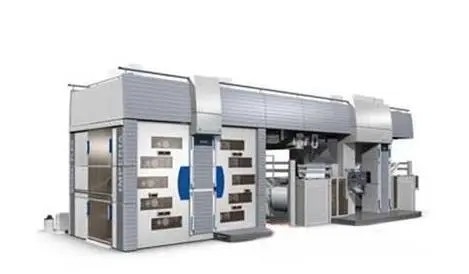 Farbe-150m/Min 4 Flexo-Druckmaschine (wirtschaftliches zentrales trommelartiges), 1500-3500p/h Druckgeschwindigkeit