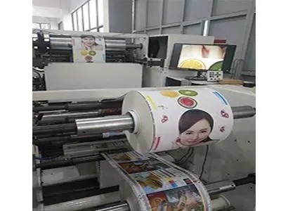 Nicht gesponnene 4 Farbe-Flexo-Druckmaschine (zentrales trommelartiges) 200m/Min, 4 Farben der Farbenicht gesponnene Flexo-Druckmaschinen-8