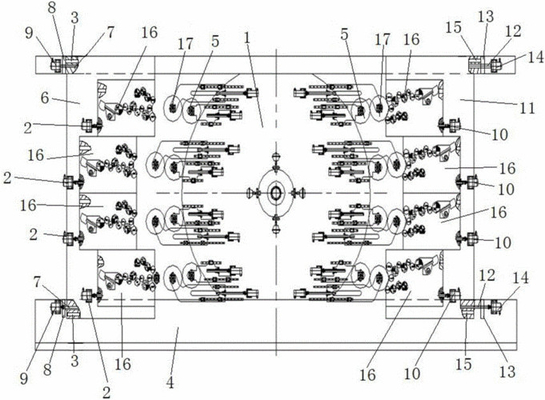 Nicht gesponnene 4 Farbe-Flexo-Druckmaschine (zentrales trommelartiges) 200m/Min, 4 Farben der Farbenicht gesponnene Flexo-Druckmaschinen-8