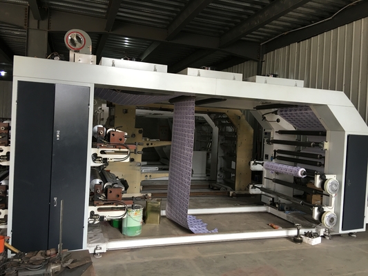 Hochgeschwindigkeitsci der Flexo-Druckmaschinen-4000kg 6 Farbe-für Film