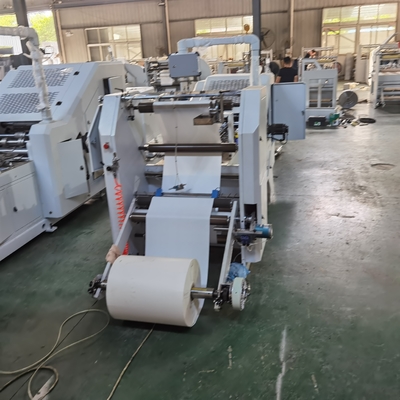 HJ-200+LST-4700/4700R Rolle, die Flexo druckt Quadrat untere Papiertüte macht Machine#200pcs/Min Paper Carry Bag einzieht