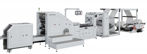 Rolle 330/330L/330XL/450/450L/450XL+HJ-41100/41400/41100R/41400R, die Flexo druckt Quadrat unterer Kraftpapier-Tasche Mak einzieht