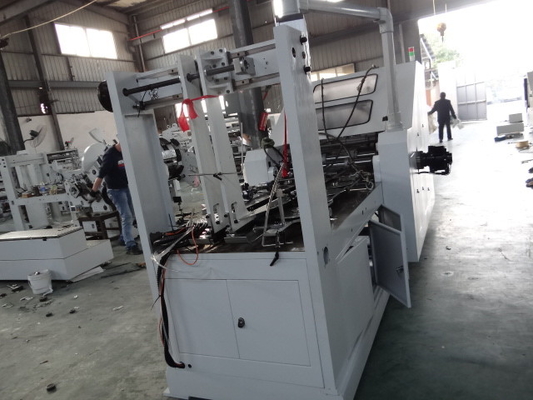 Vollautomatische flache Griff-Papiertüte-Maschine 200-300mm