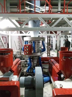 LDPE-Film-Extruder-Maschine drei Extruder Schicht Plastik-HDPE ABA Films Co