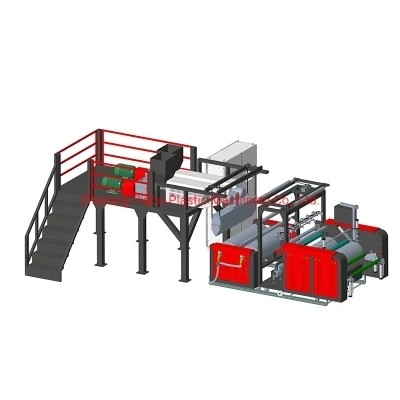 Plastikfilm-Extruder-Maschinen-Doppelschicht-Polyäthylen-Ausdehnung