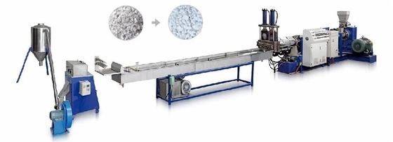 PET Film-Extruder-Maschine vergeuden PVC-Rohr pp. einsacken HAUSTIER Flaschen-Plastikwiederverwertungsmaschine