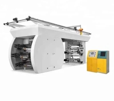 Automatischer nicht gesponnener Kraftpapier-Drucker Rice Nylon Plastic bauscht sich, um den Druck von Machine#10-120m/min Druckgeschwindigkeit einzusacken