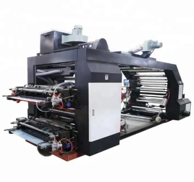 Hohe Präzision Flexo-Druck-Maschine für Papiertüte Printing#8 färbt Papier-Farbe 10-120m/Min der Flexo-Druckmaschinen-4