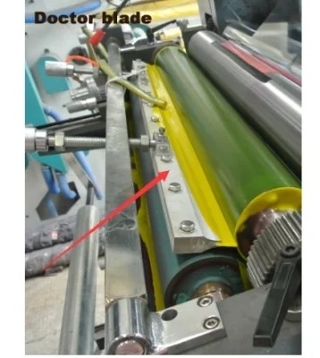 Flexo-Druck-Maschine für Aufkleber u. Papier Plastik-Rolls: HJ 6-520 UV mit 1/6 Schreibbreite der Fabrik-Prices#50-520mm