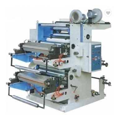 2 Farbflexographische Druck-Maschine für Plastikfilm, Papier, Aluminiumfolie, nicht Gewebe und Papier Rolls