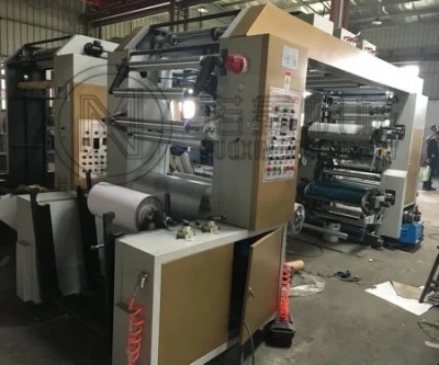 Vier Farbenicht gesponnene Flexo-Druckmaschine automatisches 10-150m/Min