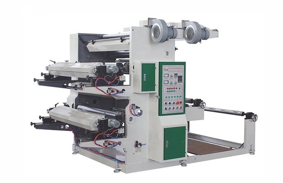 2 Farbe-Flexo-Druckmaschine für flexible Briefbeschwerer-Presse, Farbe90m/min 2 nicht gesponnene Flexo-Druckmaschine