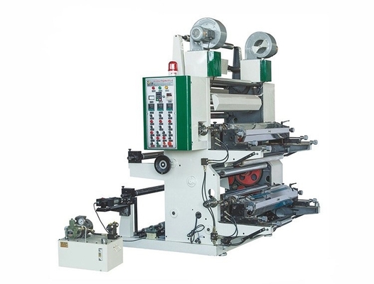 2 Farbe-Flexo-Druckmaschine für flexible Briefbeschwerer-Presse, Farbe90m/min 2 nicht gesponnene Flexo-Druckmaschine