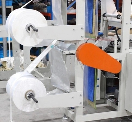 PET Polyäthylen-Handhandschuh, der Maschine mit Tragetasche PLC Control#polythene macht machine#3600*1500*1950mm-Maß herstellt